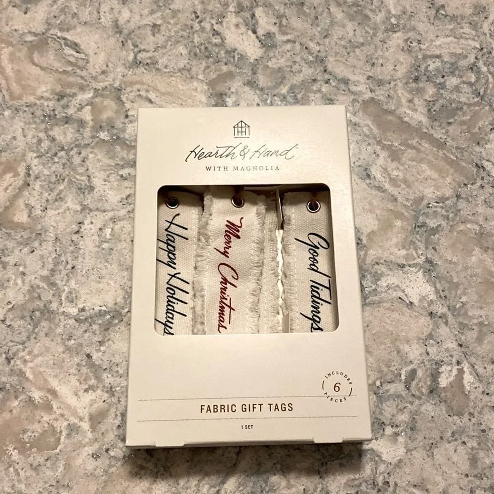 Hearth & Hand Fabric Gift Tags
